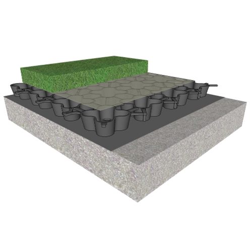 CAD Drawings BIM Models Airfield Systems, LLC Green Roof Drainage For Natural & Synthetic Turf